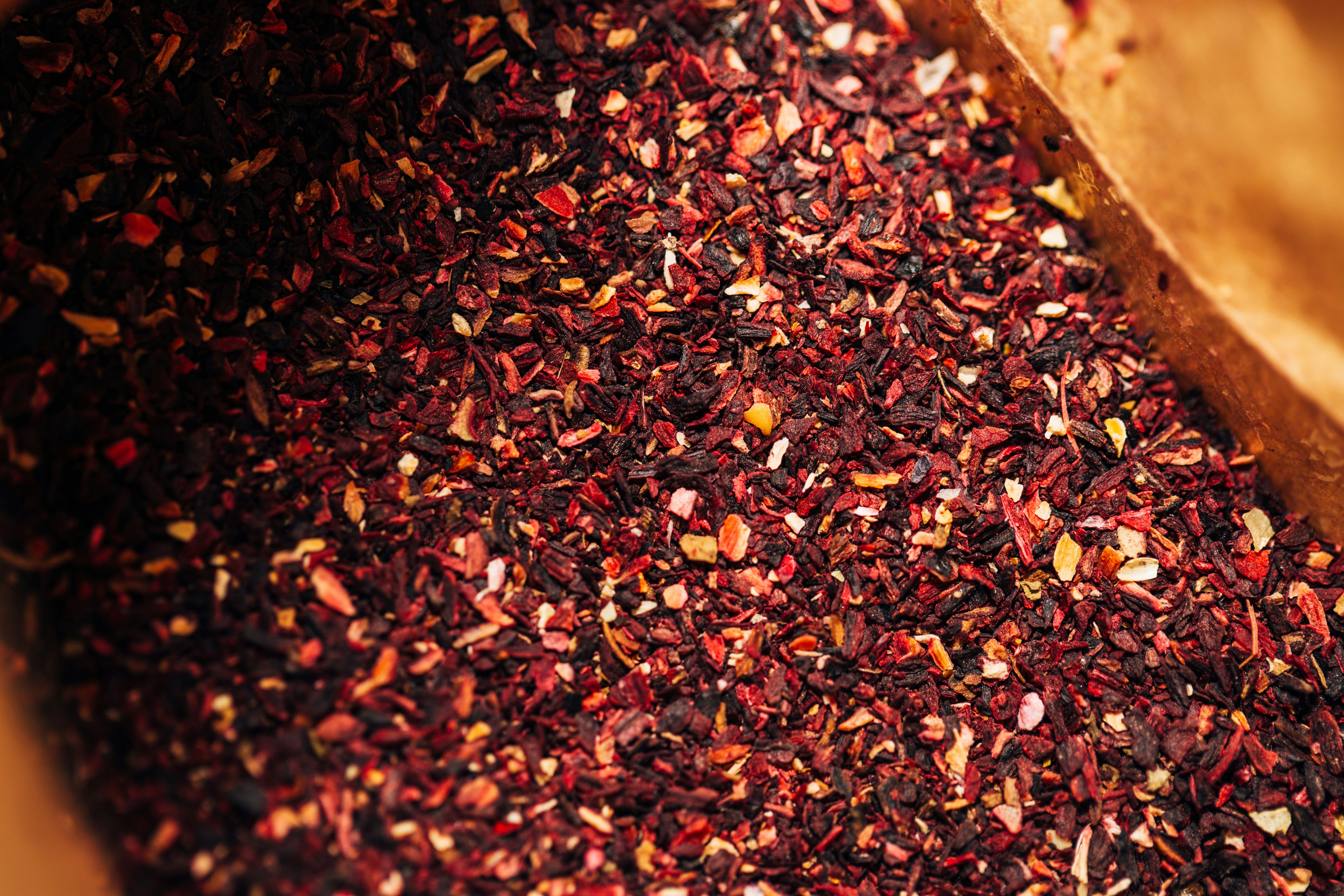 Dried hibiscus flowers